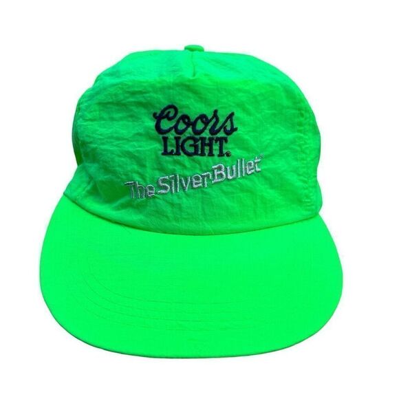 No Brand Other - Vintage Coors‎ Light "The Silver Bullet" Snapback Hat Breweriana
